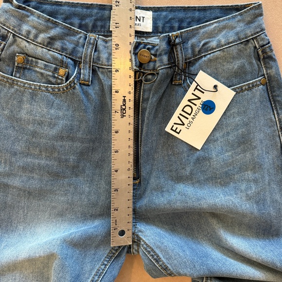Evidnt Anthropologie Lamia Slim Jeans • size 26 • NWT - Picture 6 of 12